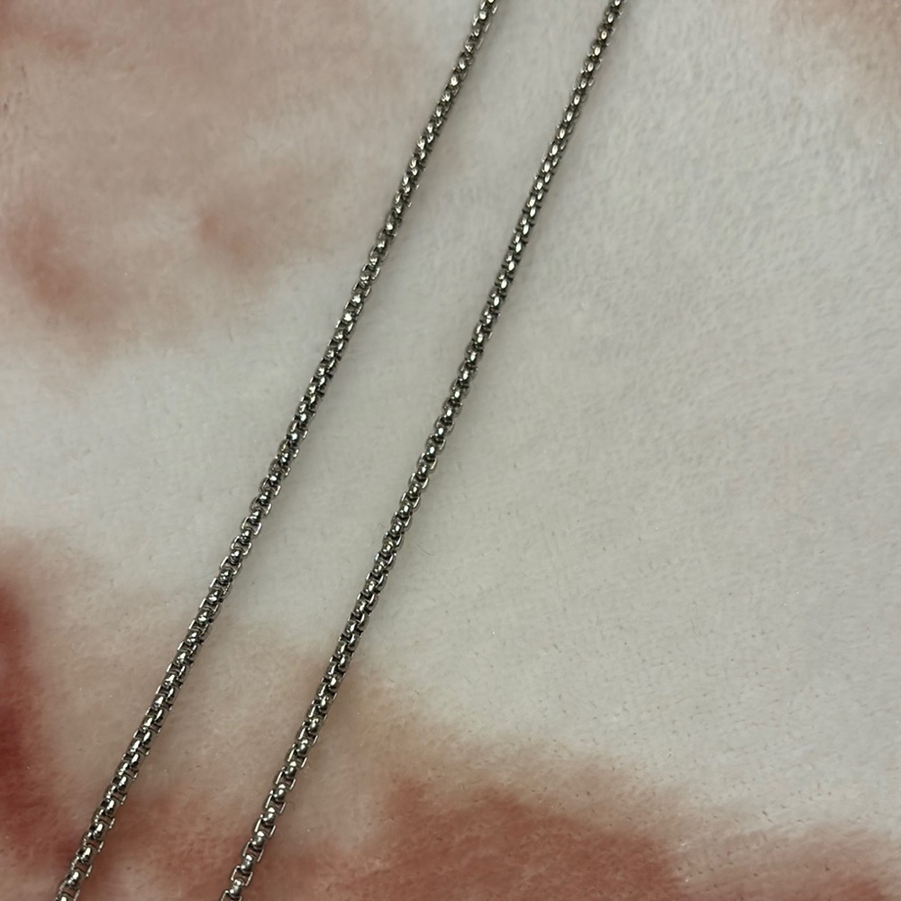 Silver Feather 4 Charm Pendant Necklace with Faux Turquoise and Gold Accents NWT - Picture 3 of 15